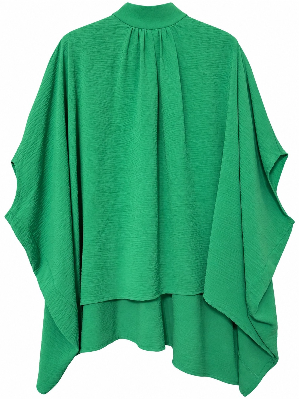 First Love Green Emerald High Low Flowy Tie Top